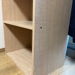 カラーボックス　木目肌色の画像