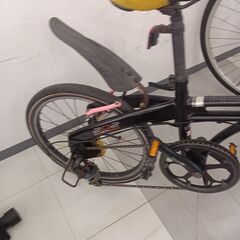 ★リユースのサカイ千葉中央店★ ドッペルゲンガー 折りたたみ自転車　ブラックマックス 202 20 ブラック クリーニング済み TC4780の画像