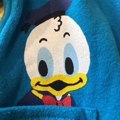 ディズニー ドナルドダック カーディガン 裏起毛 95の画像