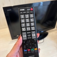 液晶カラーテレビ　東芝の画像