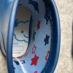こども用長靴　１３.０ｃｍ　ネイビーの画像
