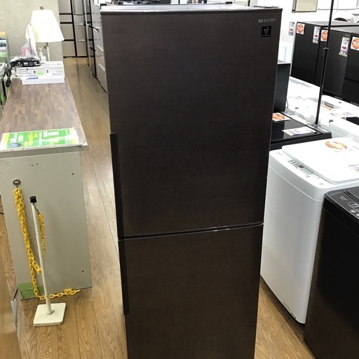 #J-8【ご来店頂ける方限定】SHARPの2ドア冷凍冷蔵庫です