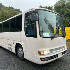 商談可能！修復歴無し、実走行！H21年日野メルファ!バス！55(45)人乗り！希少AT車！総輪エアサス！自動ドア！NOX.PM適合！6400CC！の画像
