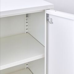 【IKEA】イケア キャビネット(JOSEF)室内/屋外用 ホワイト 1個 完成品直接手渡し希望(本郷三丁目駅周辺)の画像