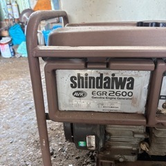 shindaiwa EGR 2600 発電機の画像
