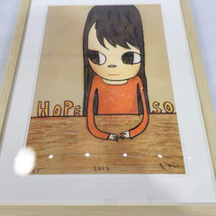 奈良美智 版画 浮世絵風 限定21版の画像