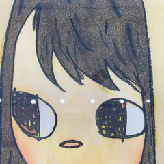奈良美智 版画 浮世絵風 限定21版の画像
