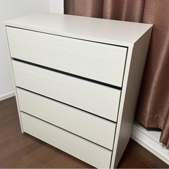 ニトリ　Nクリック　チェスト　ホワイト　　　　の画像