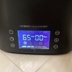 加熱除菌ハイブリッド式加湿器　リモコン付きの画像