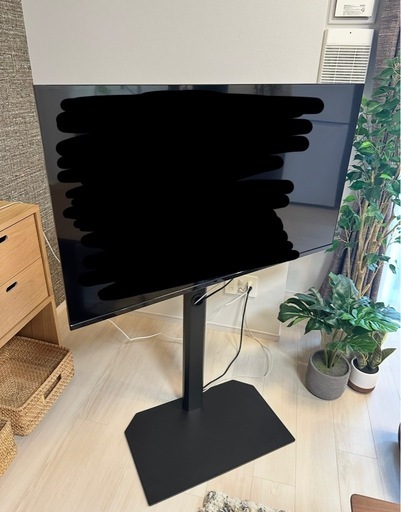 ニトリ HTR01WH 壁寄せテレビスタンド