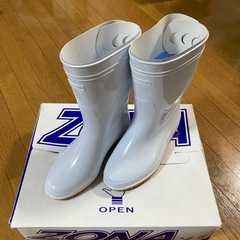 ゾナ　G3耐油白　長靴23㌢の画像