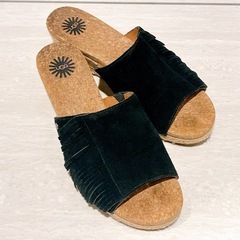 UGG フリンジ サンダル  スウェード ジュードサンダルの画像