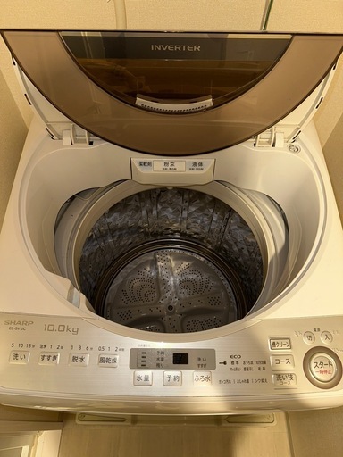 【SHARP】洗濯機　10kg 10/3-5 引き取り希望