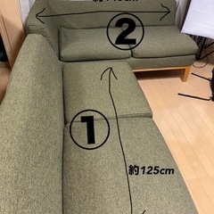 L字ソファー　　の画像