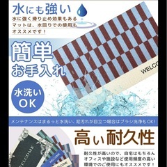 90×60 玄関マット　新品未使用の画像