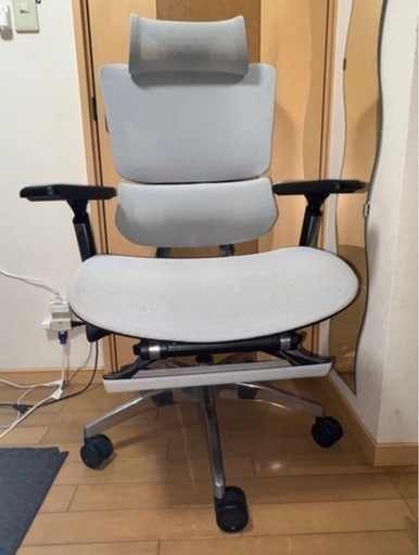 GrowSpica Elite ピュアホワイト ワークチェア