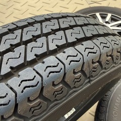145/80R12  2025年購入 アルミ付き 4本セットの画像