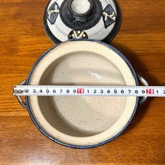 未使用 土鍋6号 萬古焼の画像