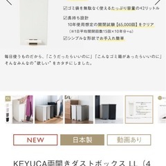 ケユカ人気ゴミ箱45リットル✖️2　andレンジ台の画像