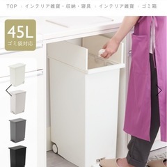 ケユカ人気ゴミ箱45リットル✖️2　andレンジ台の画像