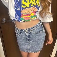 デニムミニスカの画像