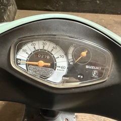★支払総額4.0万円★定休日なし！いつでも現車確認可能です！ スズキ アドレスV50 ライトグリーン 人気のV50！ 4ストインジェクション！ 集中キー！ おしゃれなカラー！の画像