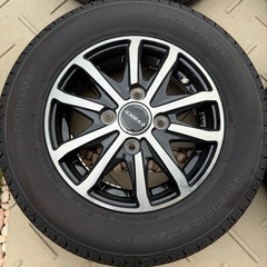 145/80R12  2025年購入 アルミ付き 4本セットの画像