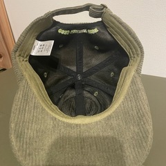 ②新品チャオパニック コーデュロイ　カーキ　キャップ　カーキの画像