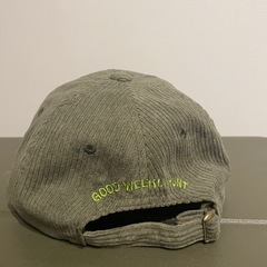②新品チャオパニック コーデュロイ　カーキ　キャップ　カーキの画像