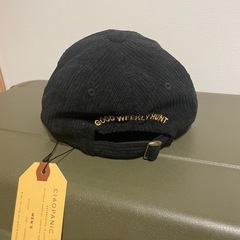 ③新品チャオパニック コーデュロイ　ブラックキャップの画像