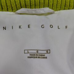 【まだ受付中・送付可能】ドライクリーニング済 中古 NIKE GOLF ナイキ ゴルフ ダウンフードコート フード取り外し可 リブがあるから防風ばっちり 早い者勝ちです✨✨の画像