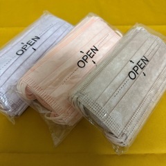 使い捨てマスク 3色セットの画像