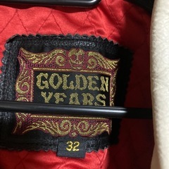 GOLDEN YEARS ライダースジャケット 32サイズの画像