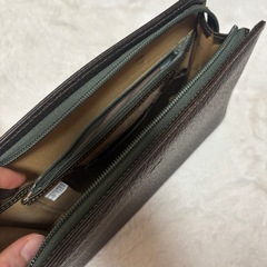 【美品】　クラッチバッグ メンズ mila schon レザー の画像