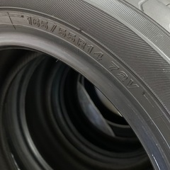 (値下げ済み)YOKOHAMA ECOS ES31 165/55R14 夏タイヤ 4本セットの画像