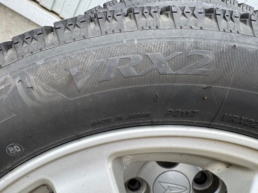 スタッドレスタイヤ　ホイール付　155/65R14  4本