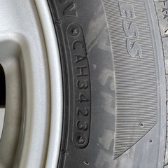 【期間限定20%オフ　10/5まで】スタッドレスタイヤ　ホイール付　155/65R14  4本の画像