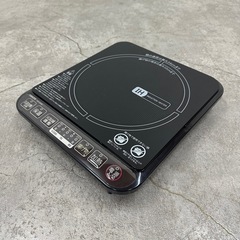 卓上型IH調理器　IH YEA-140 黒　ハイパワーの画像