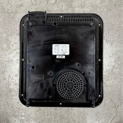 卓上型IH調理器　IH YEA-140 黒　ハイパワーの画像