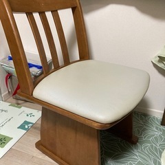 ダイニングテーブルこたつ付き取引中の画像