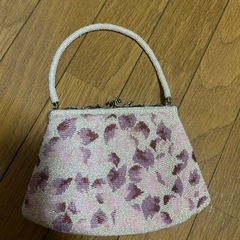 お呼ばれバッグ2点、パールロングネックレス　の3点セットの画像