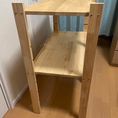 取引中！　木製ラックの画像