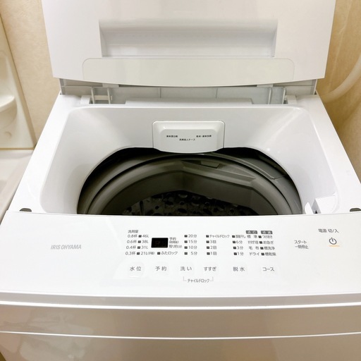 10/18or19受渡 2022年製 アイリスオーヤマ 洗濯機　5kg 