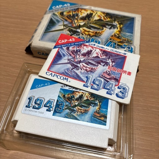 レア】ファミコン CAPCOM 1943 CAP-43