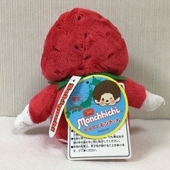 【地域限定】ご当地モンチッチ　福岡　あまおういちご　Sサイズ　タグ付きの画像