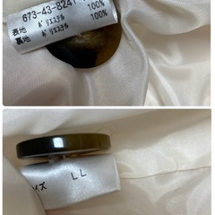 美品　ハニーズ　プードル調ダブルブレストコートの画像