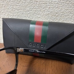 美品/GUCCI グッチ　メガネ　インターロッキング　シェリーライン　度なしの画像