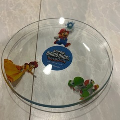 スーパーマリオ ガラスプレートの画像