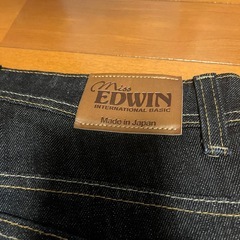 EDWIN ストレートデニムの画像