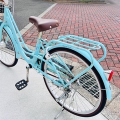 自転車　ジュニア　22インチ　ミントグリーン　　の画像